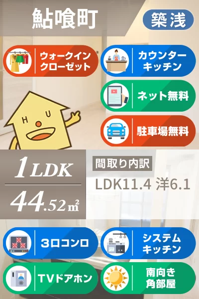 プロヌーブWEST 102のお部屋の特徴