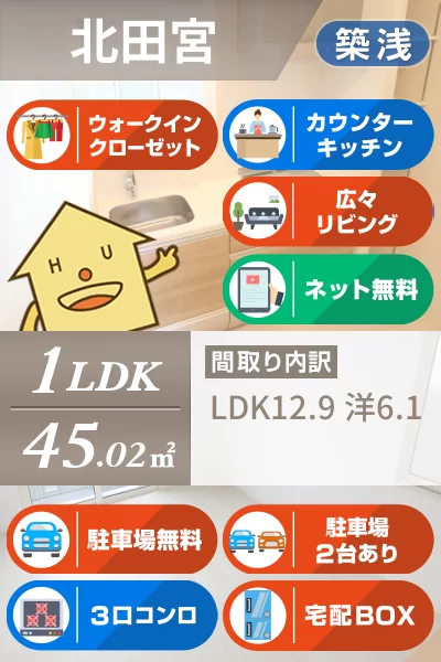ヴィルナチュール 103のお部屋の特徴