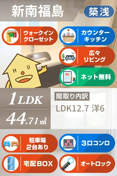 フトゥーロ 103のお部屋の特徴