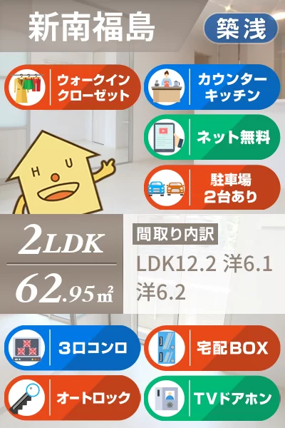 フトゥーロ 106のお部屋の特徴