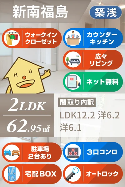 フトゥーロ 206のお部屋の特徴