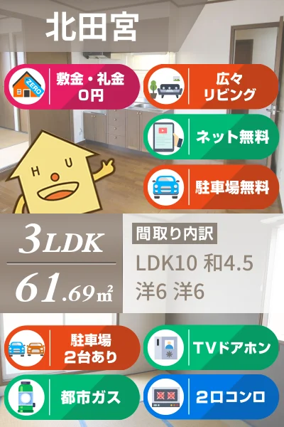 エクセレントブルーム 201のお部屋の特徴