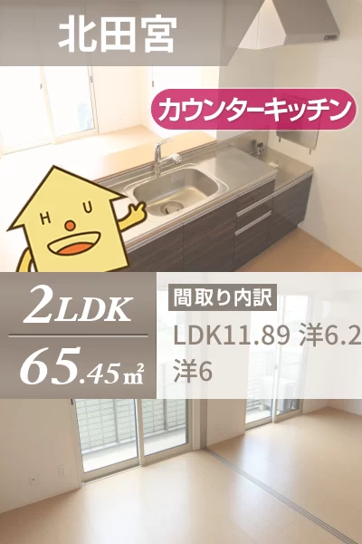 コスモスクエアII A棟 A203のお部屋の特徴