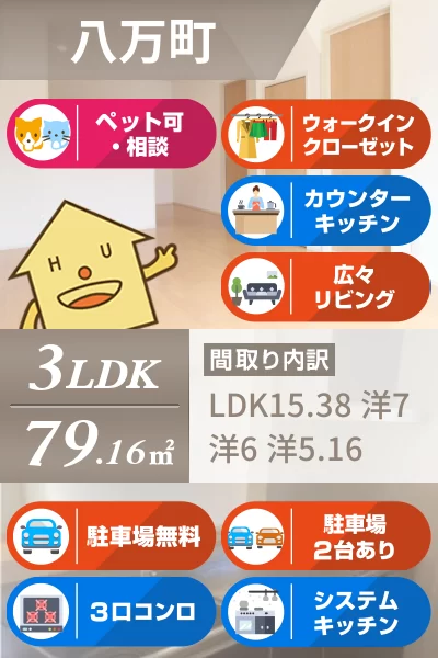 フィットセルエイト Bのお部屋の特徴