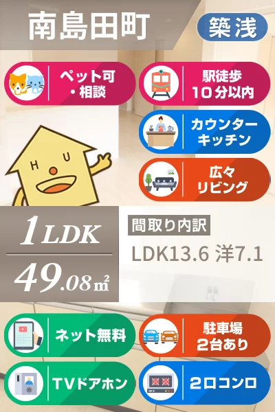 カレラA 102のお部屋の特徴