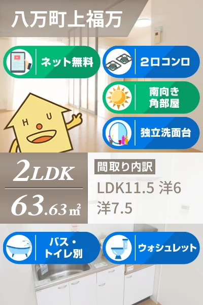 クレオ眉山 203のお部屋の特徴