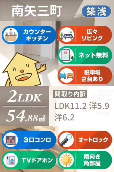 レーグル2番館 301のお部屋の特徴