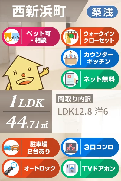 キャトルセゾン 105のお部屋の特徴