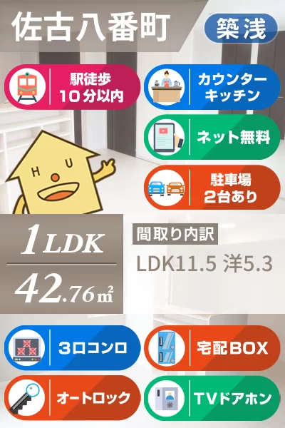 プロヴァンス 201のお部屋の特徴