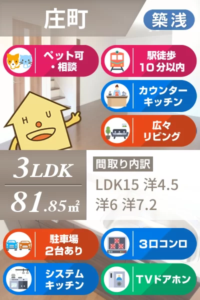 フィットセル蔵本III Eのお部屋の特徴