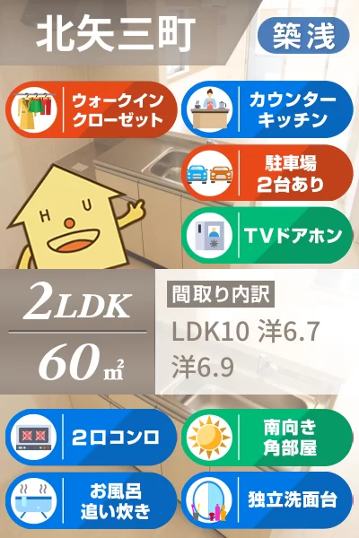 Laulea(ラウレア) 205のお部屋の特徴