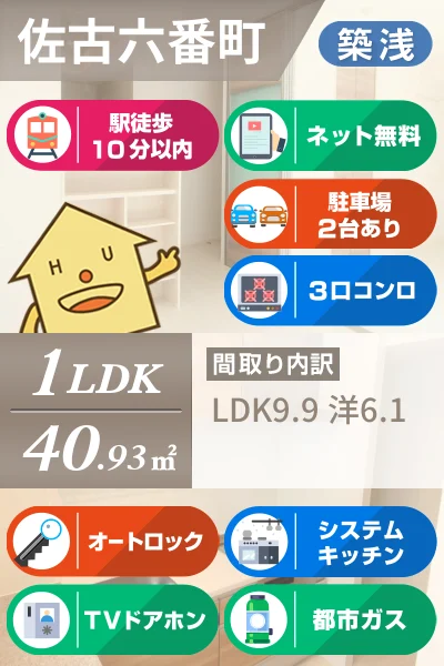 セジュールエム 101のお部屋の特徴