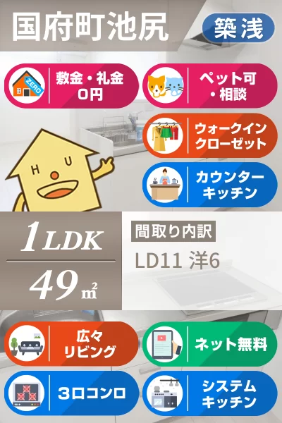 LiveStyleVI 102のお部屋の特徴