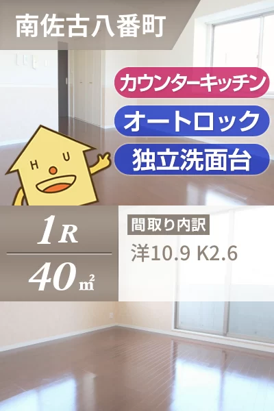 南佐古八番町 マンション 1R 105のお部屋の特徴