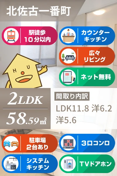 カネハナコートII番館 203のお部屋の特徴