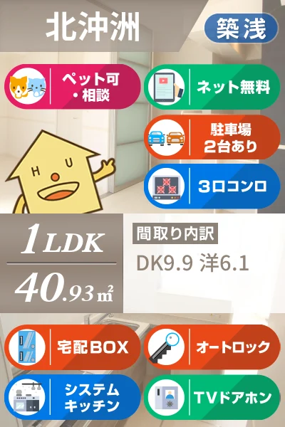 ロイヤルハイム 105のお部屋の特徴