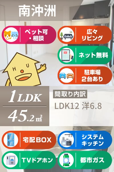 メロディハイム 202のお部屋の特徴