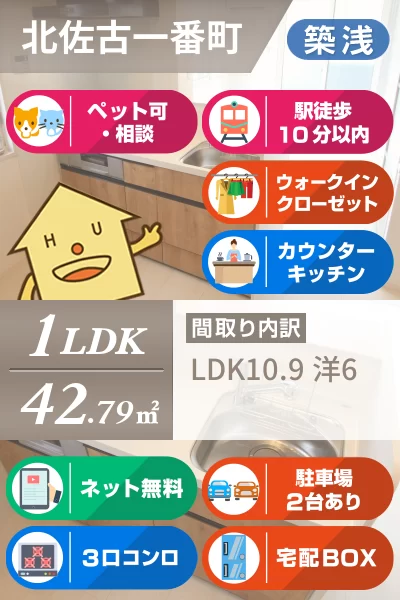 KIZUNA 101のお部屋の特徴