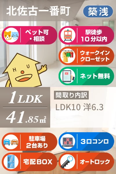 KIZUNA 203のお部屋の特徴