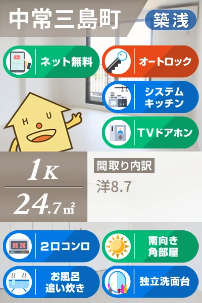 Jenks Villa (ジェンクスビラ) 207のお部屋の特徴