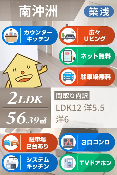 プロヌーブ沖洲 III番館 105のお部屋の特徴