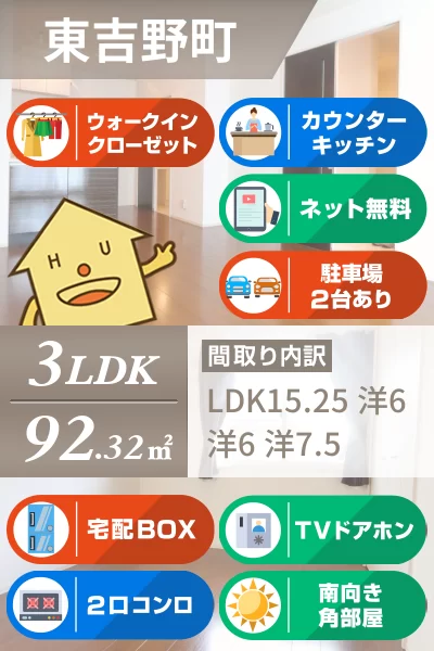 クウラージュ F棟 F-Iのお部屋の特徴