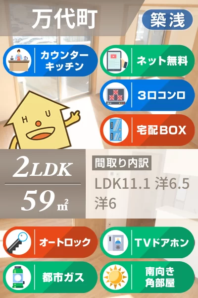 イオンハイツ 16のお部屋の特徴