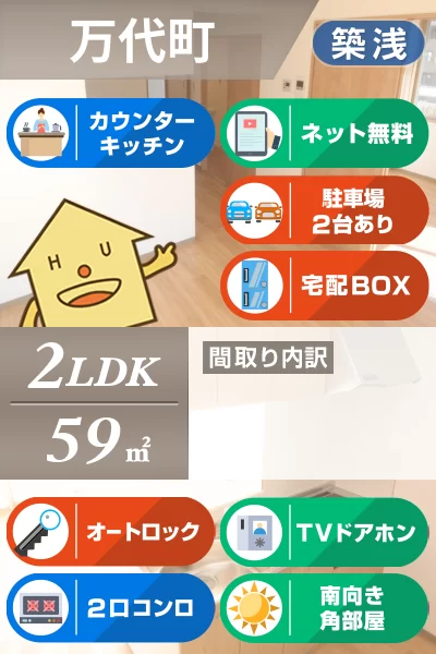 イオンハイツ 21のお部屋の特徴
