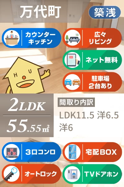 イオンハイツ 26のお部屋の特徴