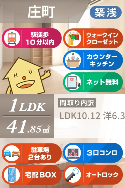 緑風 203のお部屋の特徴