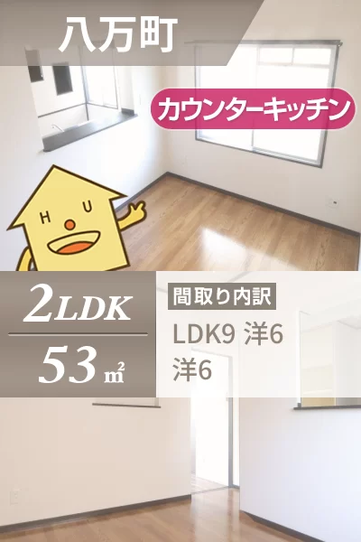 八万町 マンション 2LDK 305のお部屋の特徴