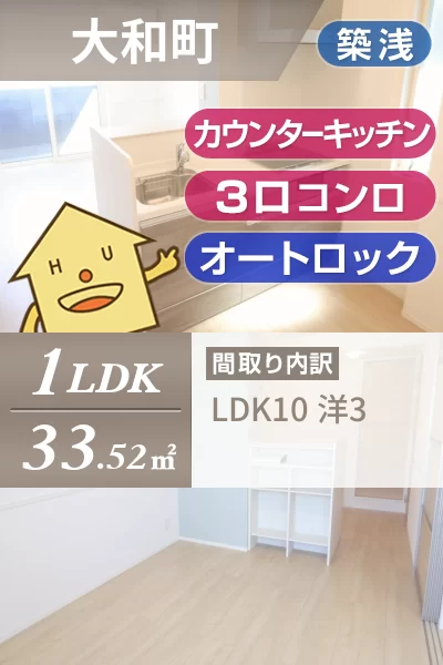 エル・ソル大和 102のお部屋の特徴