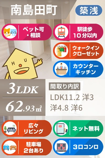 ヴィオレータ 201のお部屋の特徴