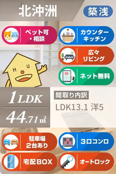 ロイヤルサンB 303のお部屋の特徴