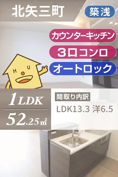 ベレオ北矢三 102のお部屋の特徴