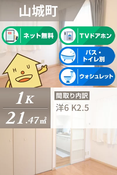 山城 TOC 102のお部屋の特徴