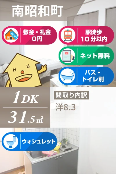 CASA南昭和 104のお部屋の特徴