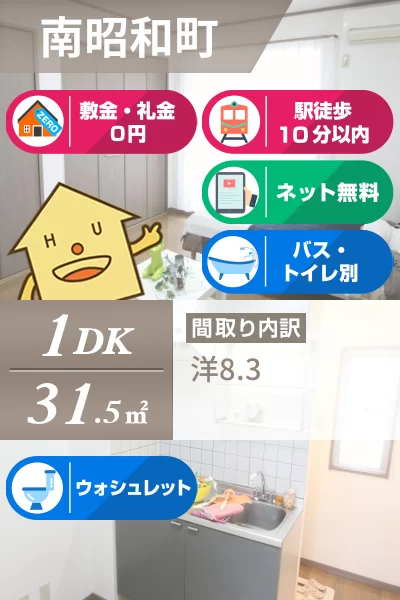 CASA南昭和 201のお部屋の特徴