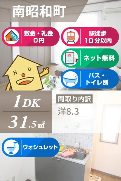 CASA南昭和 202のお部屋の特徴
