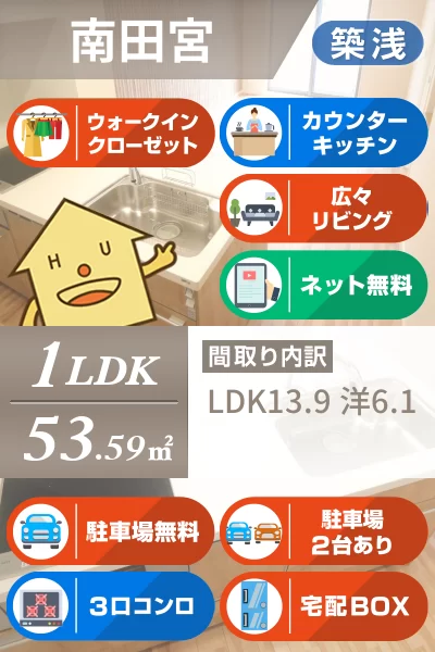 プレミアス 105のお部屋の特徴