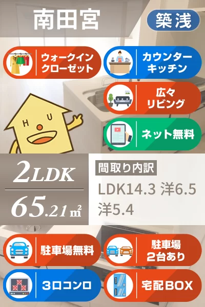 プレミアス 302のお部屋の特徴