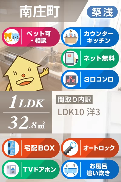 エル・ソル南庄町 101のお部屋の特徴