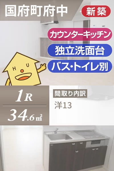 国府町府中字堀田 アパート 1R 102のお部屋の特徴