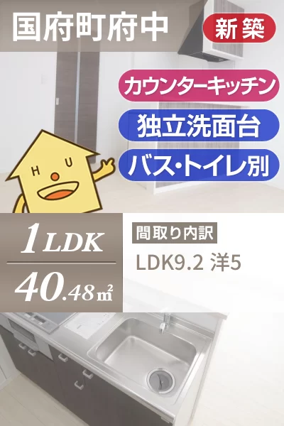 国府町府中字堀田 アパート 1LDK 202のお部屋の特徴