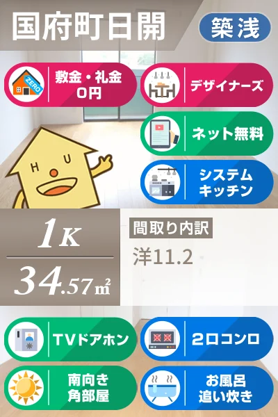 ピース・シリウス A棟 105のお部屋の特徴