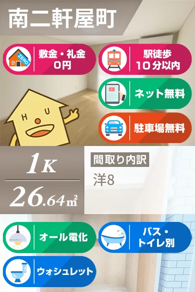 クリスタルハイツ 204のお部屋の特徴
