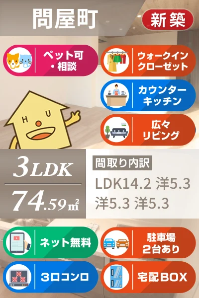サンセール問屋町II 307のお部屋の特徴