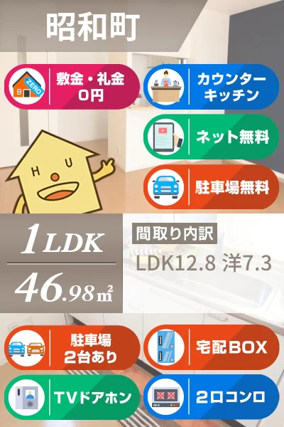 シャーメゾン昭和 II棟 206のお部屋の特徴