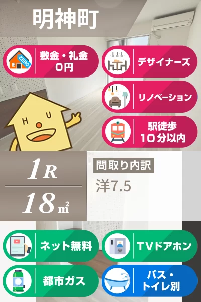 Le・Blanche 102のお部屋の特徴