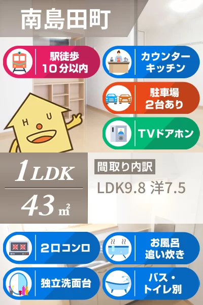 リバーパークA棟 303のお部屋の特徴